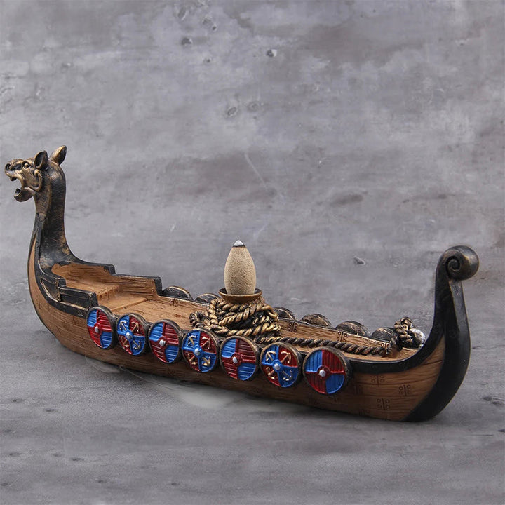 WorldNorse Drakkar Long Ship Incense Burner