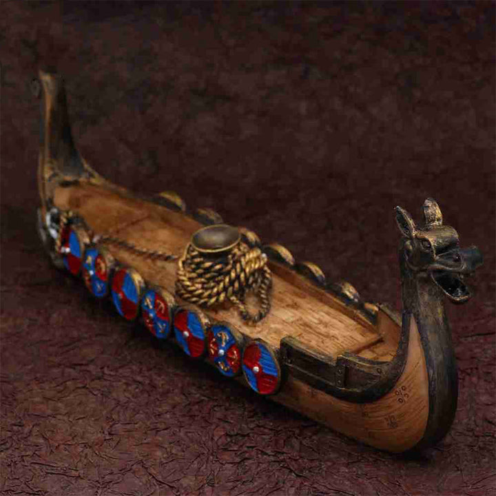 WorldNorse Drakkar Long Ship Incense Burner