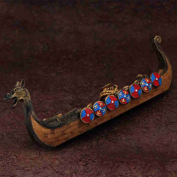 WorldNorse Drakkar Long Ship Incense Burner