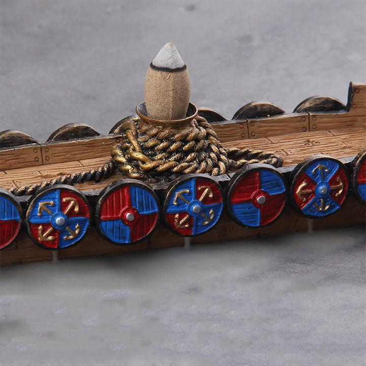 WorldNorse Drakkar Long Ship Incense Burner