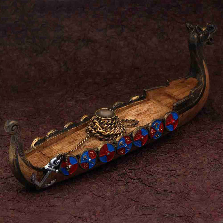 WorldNorse Drakkar Long Ship Incense Burner