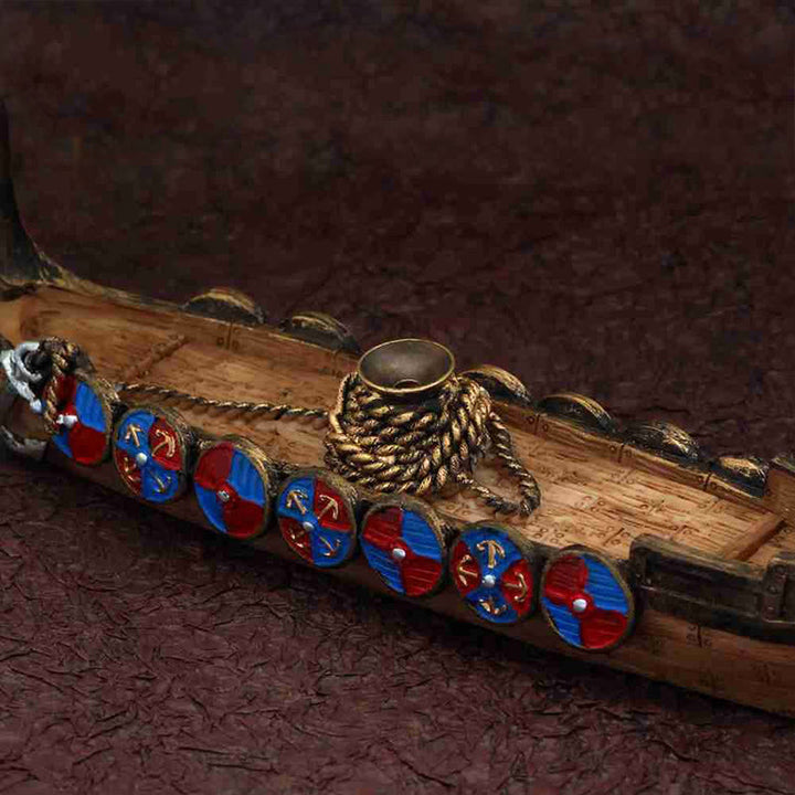 WorldNorse Drakkar Long Ship Incense Burner