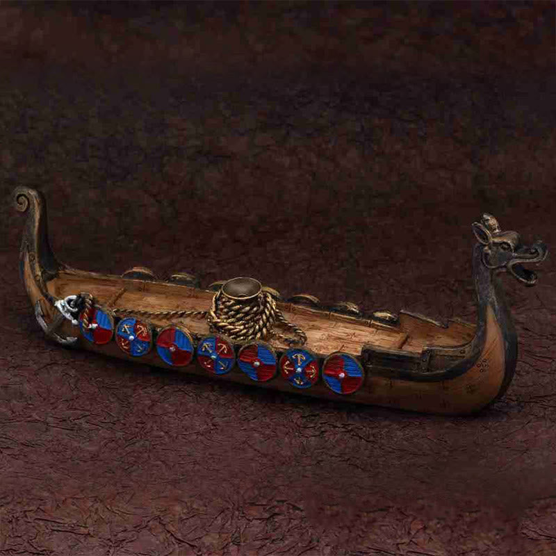 WorldNorse Drakkar Long Ship Incense Burner