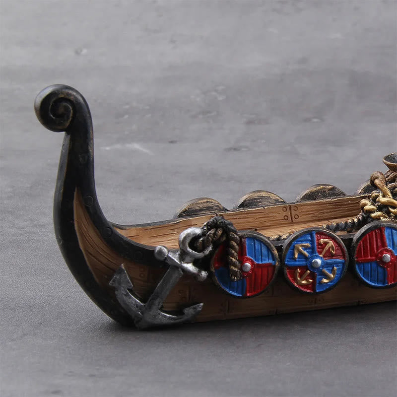 WorldNorse Drakkar Long Ship Incense Burner