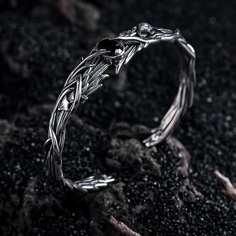 WorldNorse Dark Leaf Branch Bracelet - Bracelet - image 0