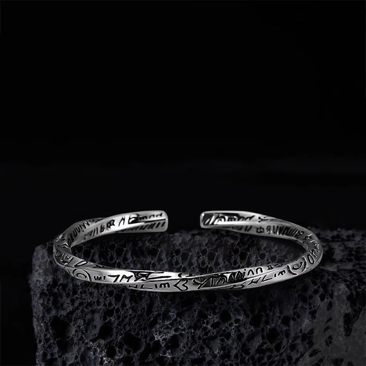 WorldNorse Inscribed Artisan Cuff Bracelet - Bracelet - image 0