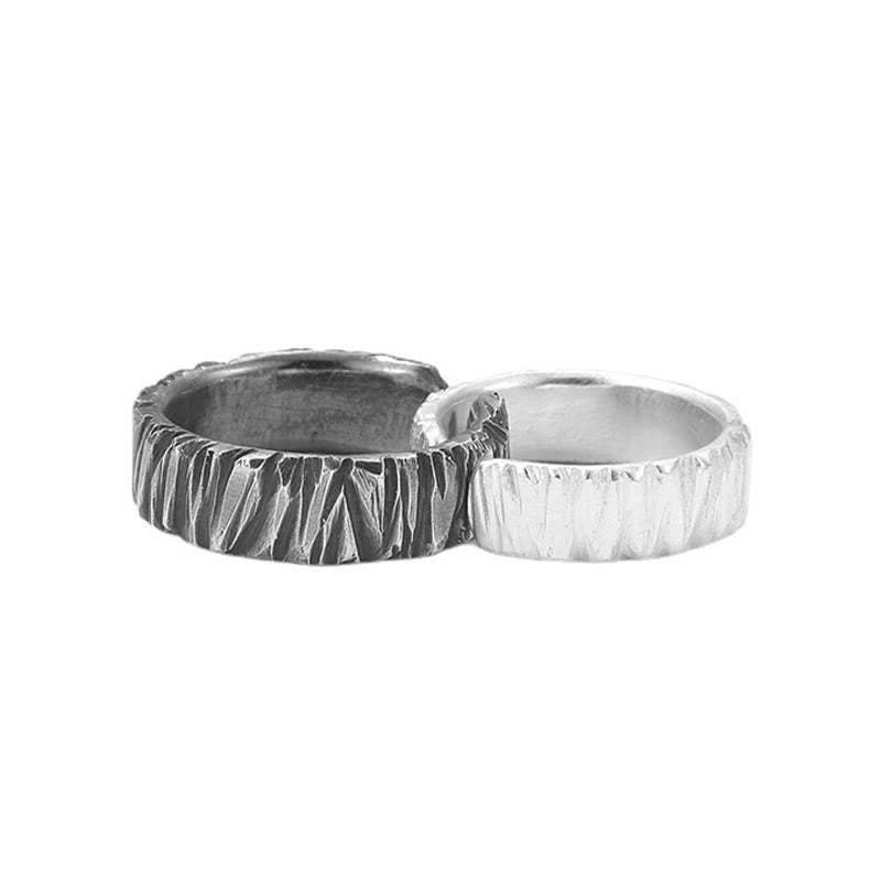 WorldNorse Textured Dual-Tone Ring