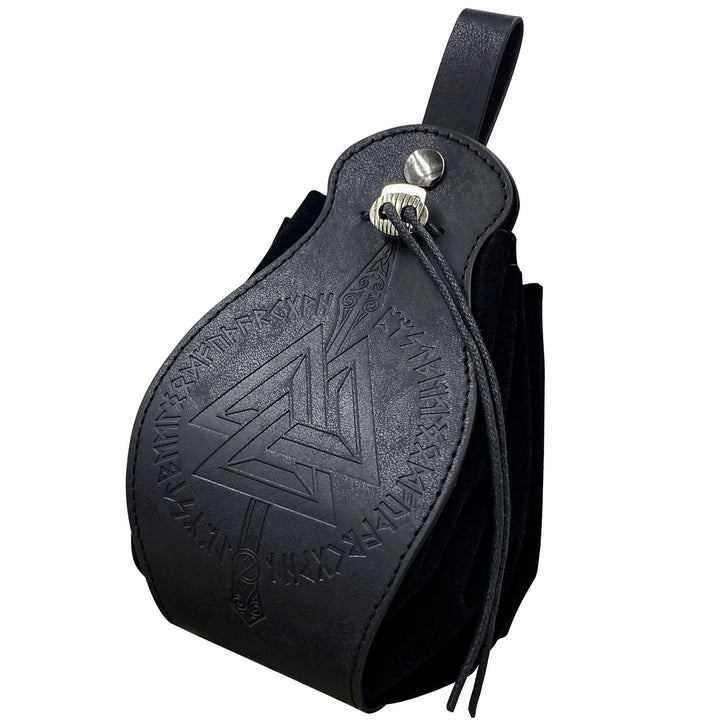 WorldNorse Viking Style Leather Belt Pouch Bag