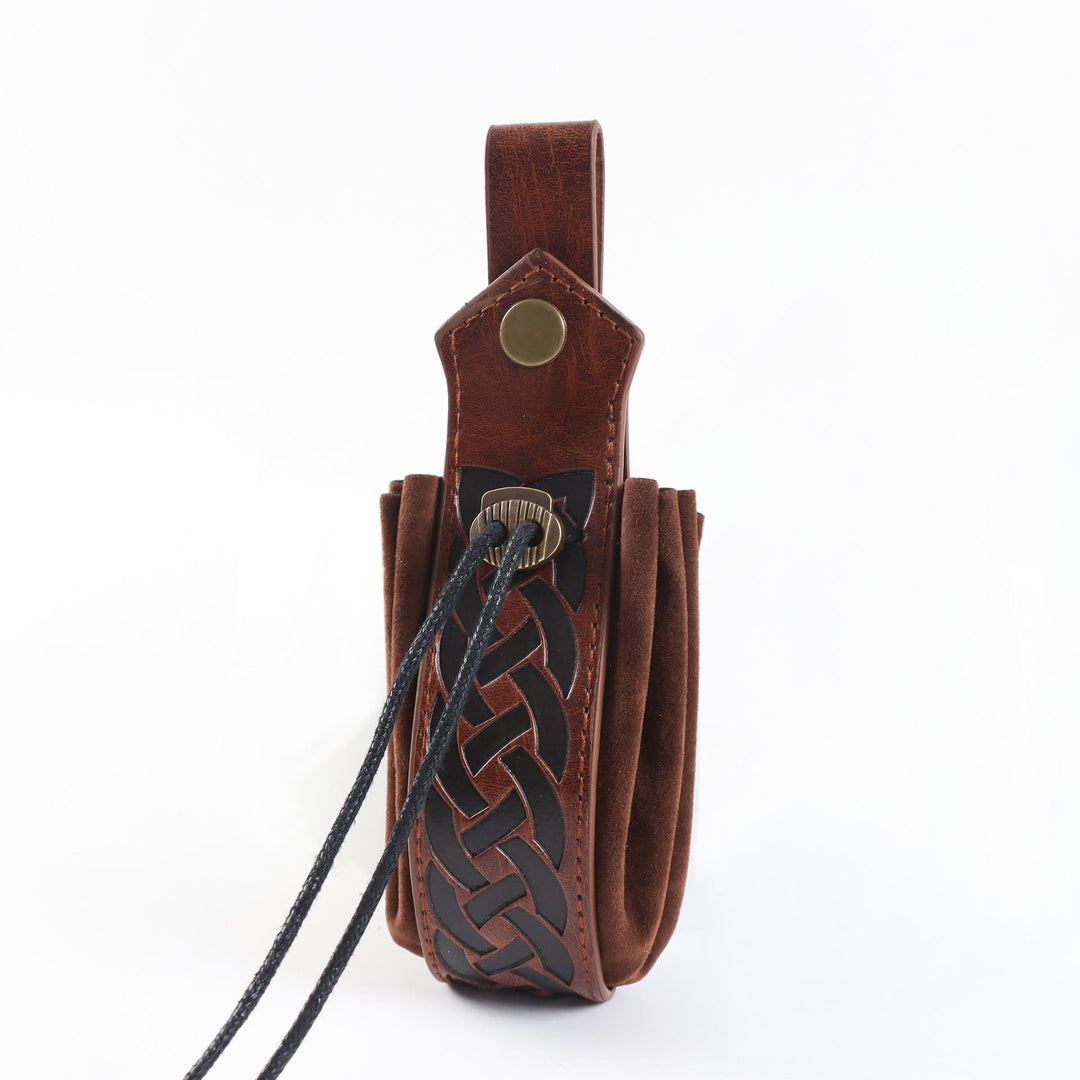 WorldNorse Waistband Leather Belt Pouch Bag