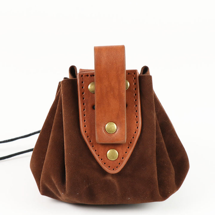 WorldNorse Vintage Leather Belt Pouch Bag