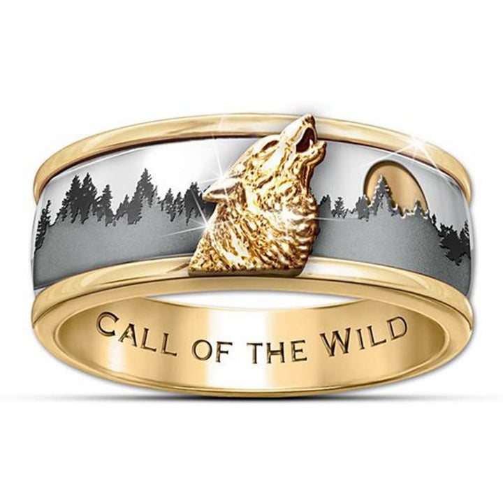 WorldNorse "Call to the Wild" Wolf Ring