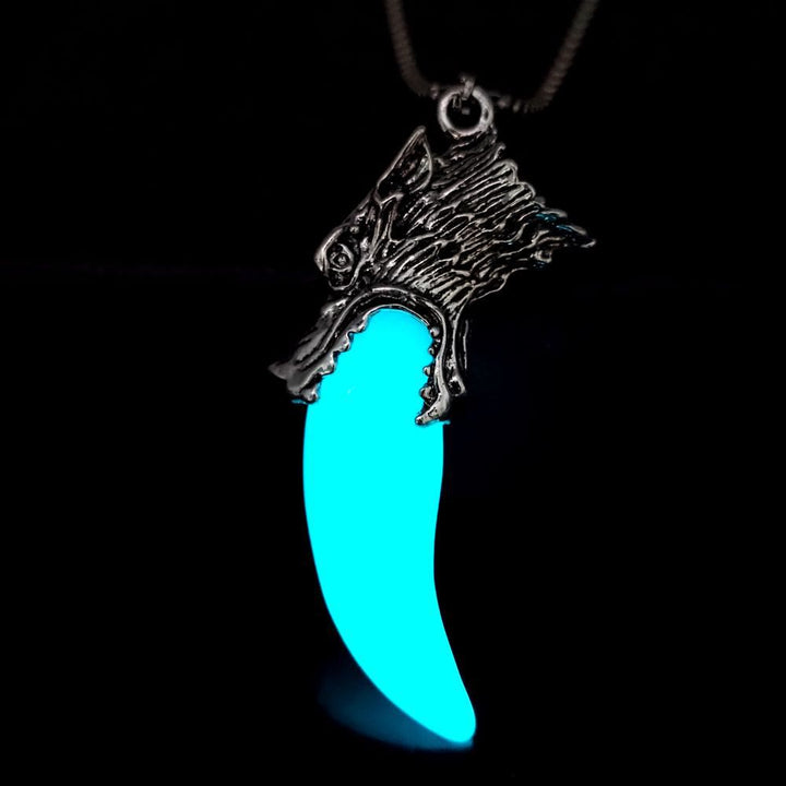 FREE Today: Glow in the Dark Wolf Teeth Necklace