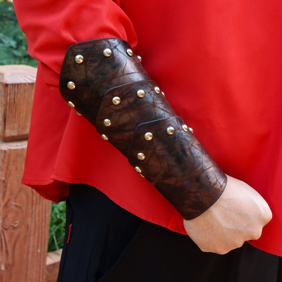 WorldNorse Knight Eco Leather Arm Bracers