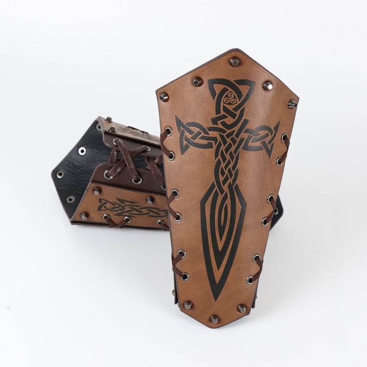 WorldNorse Viking Prints Arm Bracers / Belt / Belt Pouch Bag