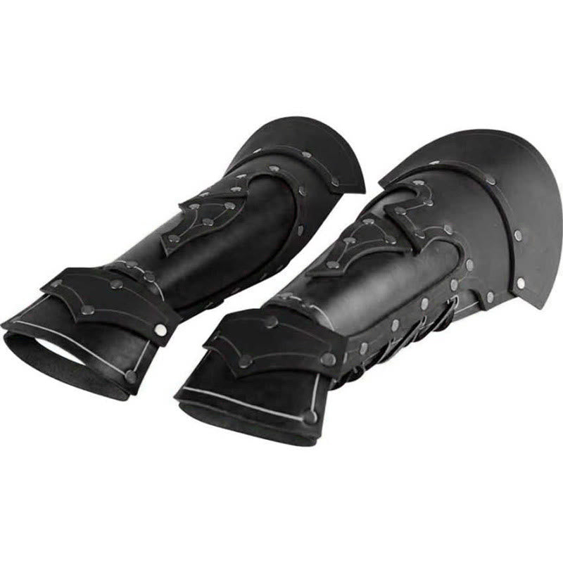WorldNorse Viking Armor Eco Leather Arm Bracers - image 3