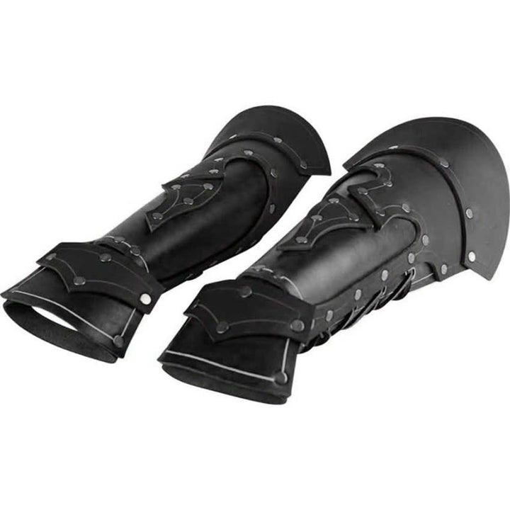 WorldNorse Viking Armor Eco Leather Arm Bracers - image 3