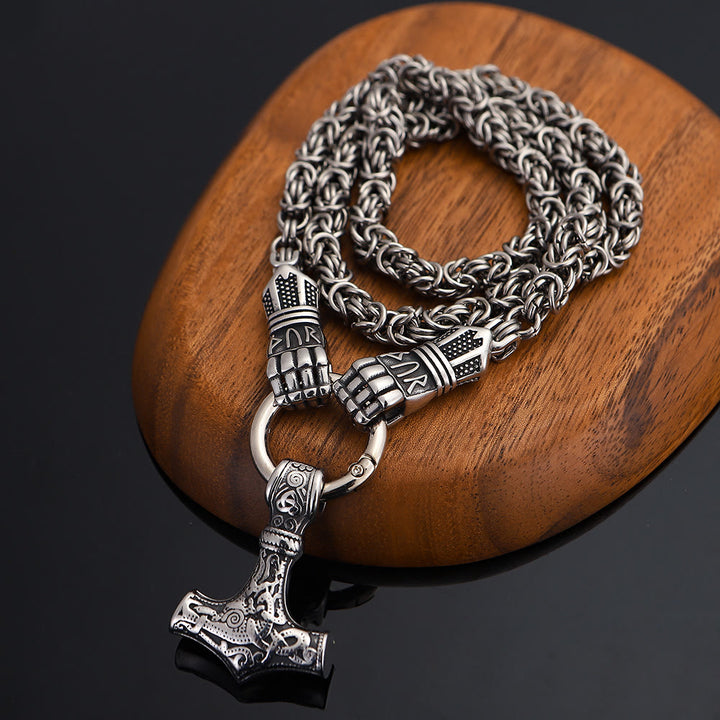 WorldNorse Viking Mjolnir Thor's Hammer Necklace