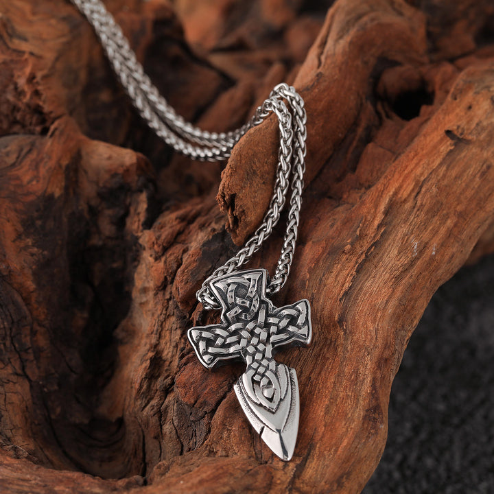 WorldNorse Celtic Knot Sword Necklace