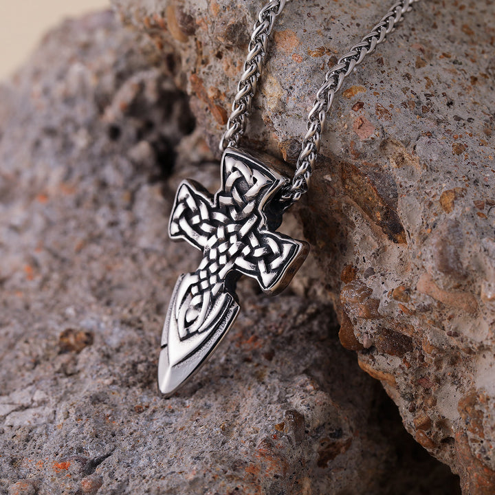 WorldNorse Celtic Knot Sword Necklace