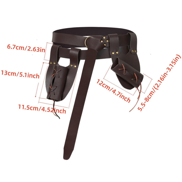 WorldNorse Medieval Leather Sword Belt Sheath