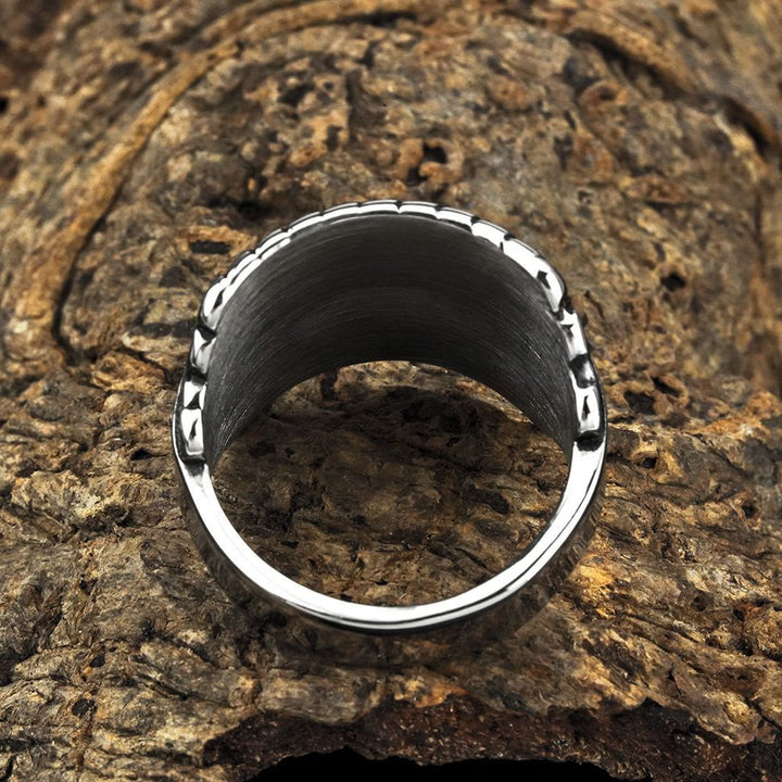 WorldNorse Viking Rune Titanium Steel Ring