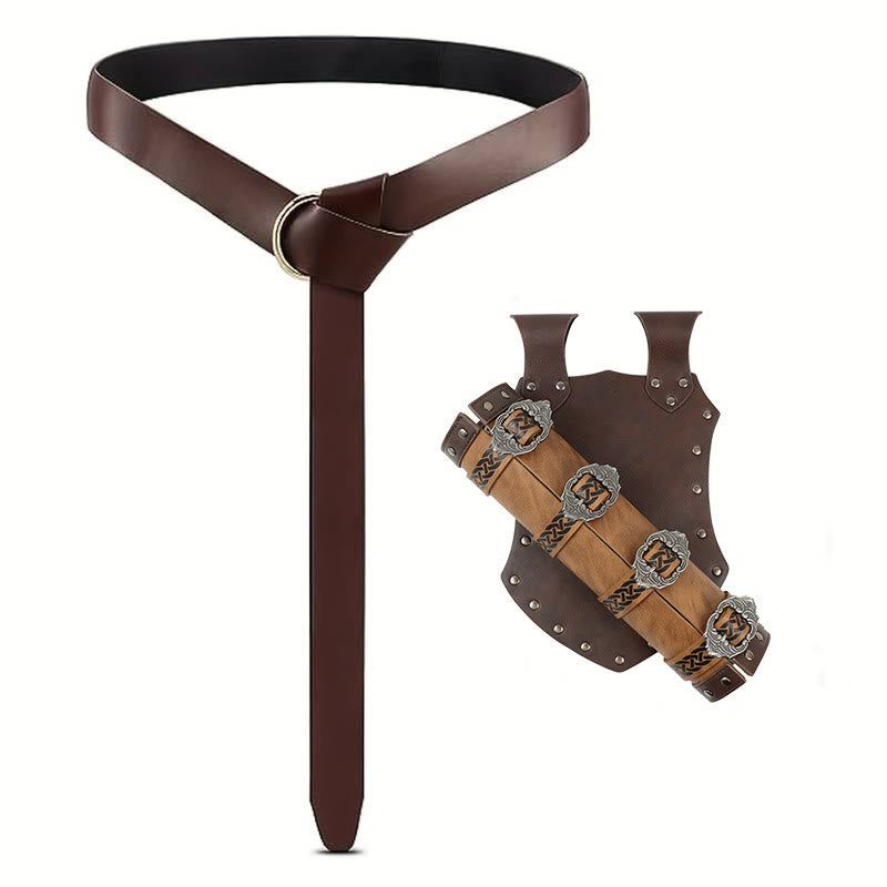 WorldNorse Celtic Belt With Sword Belt Sheath - Belt+Scabbard - image 7