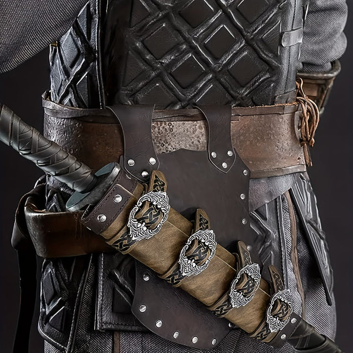 WorldNorse Celtic Belt With Sword Belt Sheath