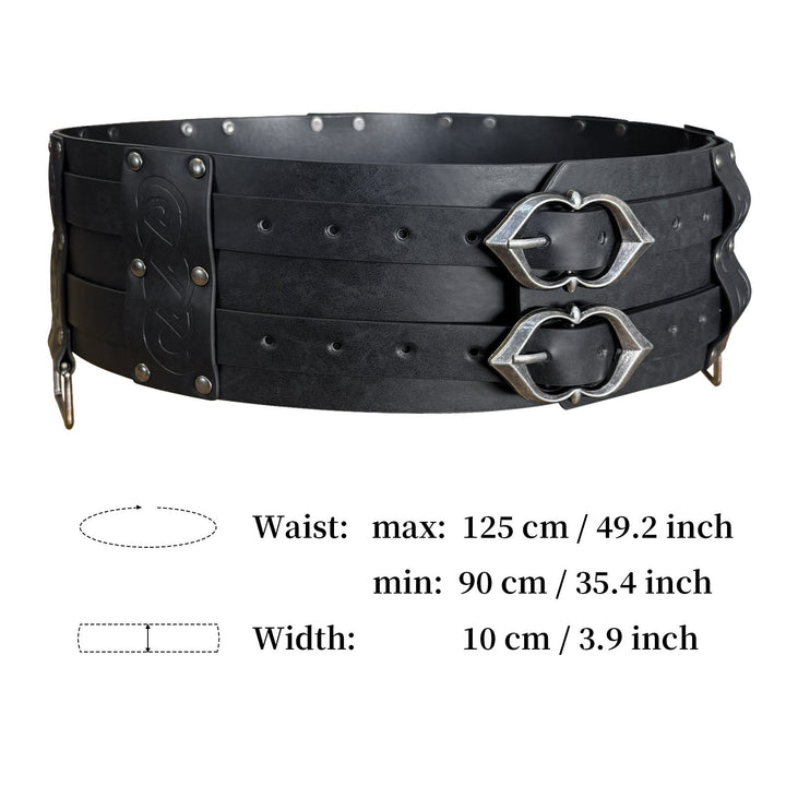 WorldNorse Medieval Celtic Double Wide Belt