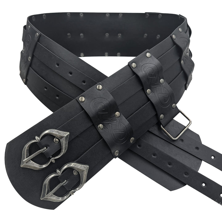 WorldNorse Medieval Celtic Double Wide Belt