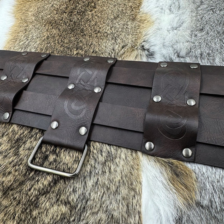 WorldNorse Medieval Celtic Double Wide Belt