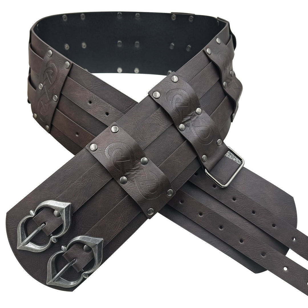 WorldNorse Medieval Celtic Double Wide Belt