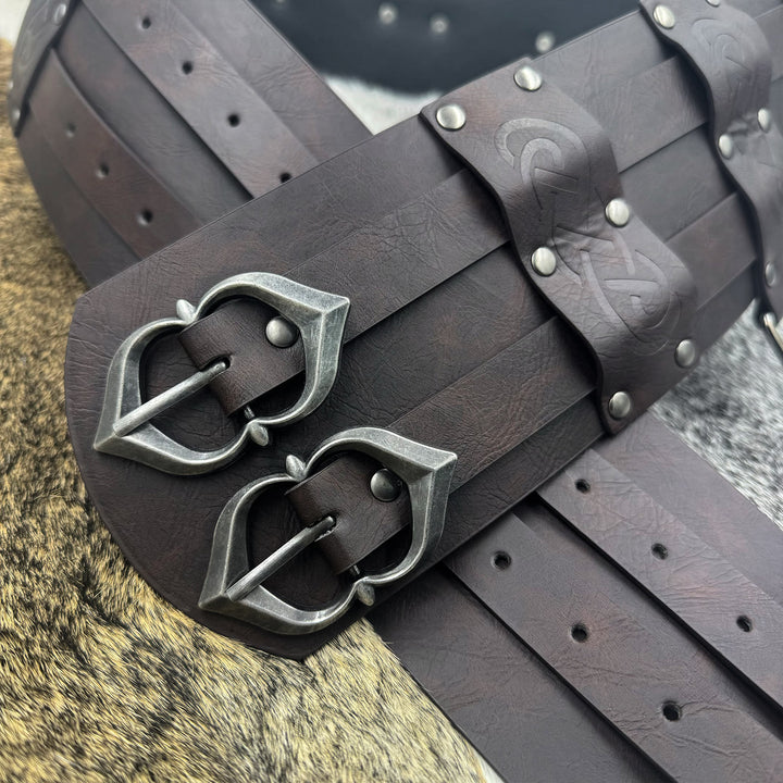 WorldNorse Medieval Celtic Double Wide Belt