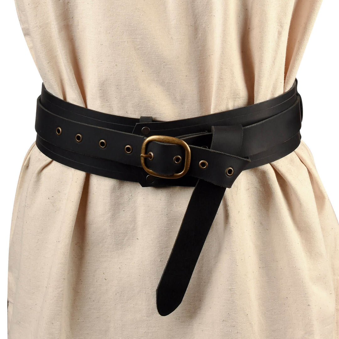 WorldNorse Leather Waist Adventurer Belt - Black - image 0