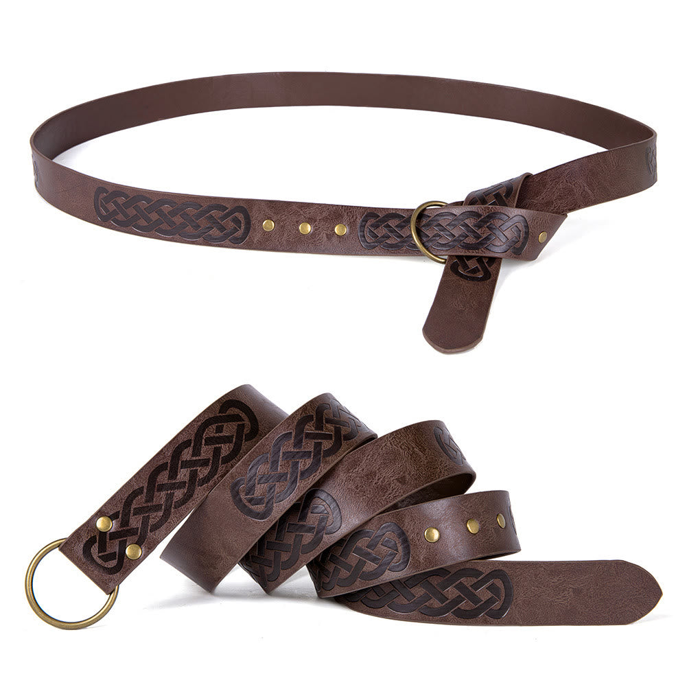 WorldNorse Medieval Celtic Knot Knight Belt