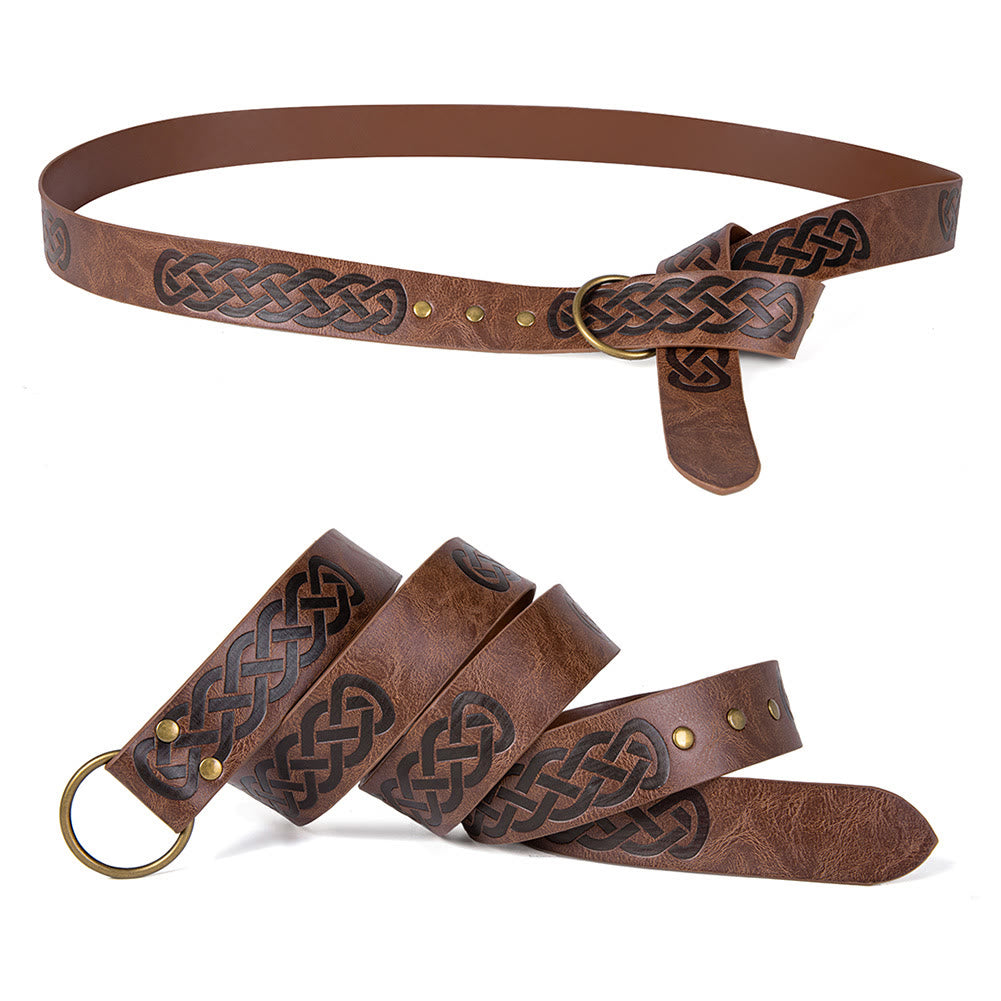 WorldNorse Medieval Celtic Knot Knight Belt