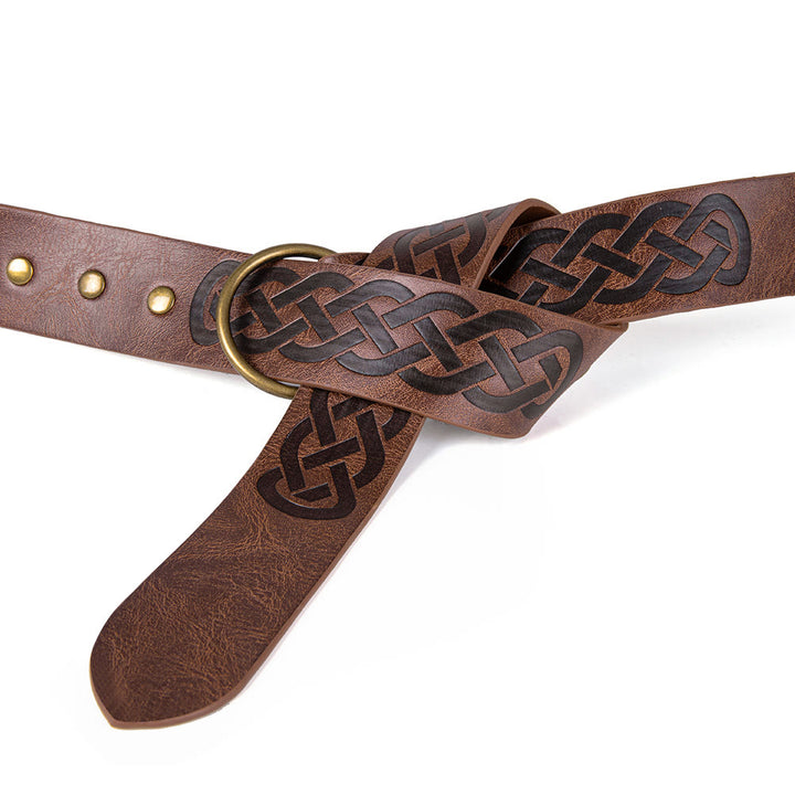 WorldNorse Medieval Celtic Knot Knight Belt