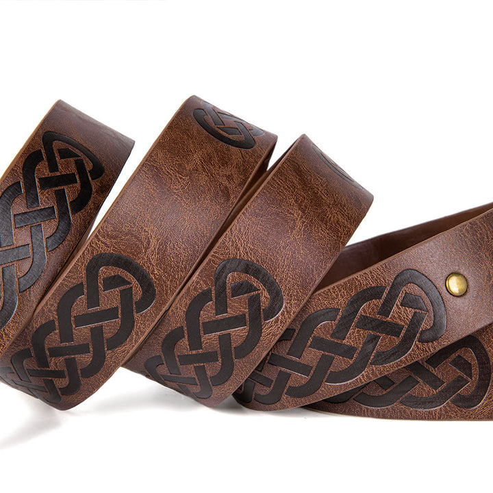 WorldNorse Medieval Celtic Knot Knight Belt