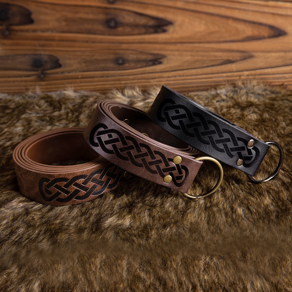 WorldNorse Medieval Celtic Knot Knight Belt