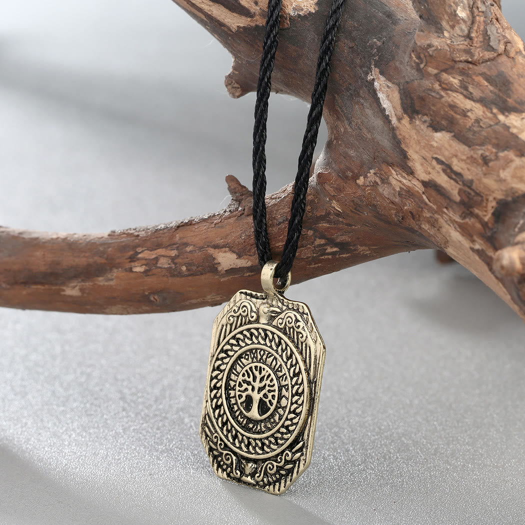 WorldNorse Viking Yggdrasil Raven Necklace