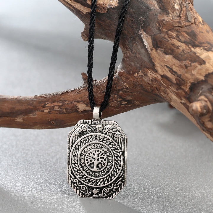 WorldNorse Viking Yggdrasil Raven Necklace