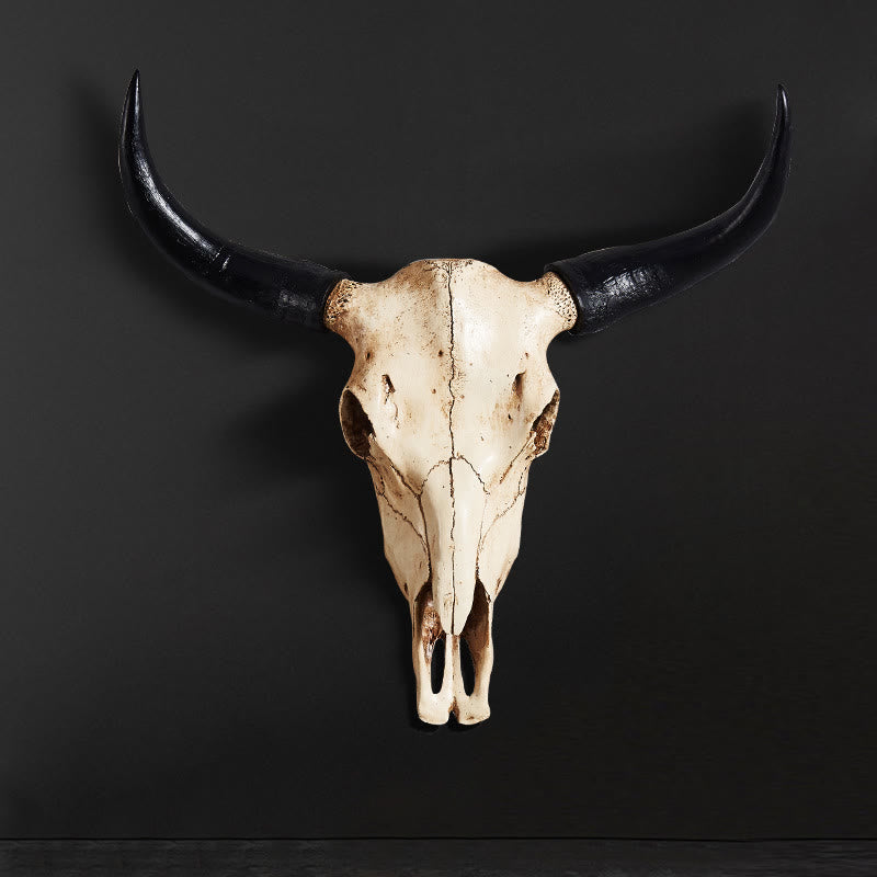 WorldNorse Artificial Buffalo Skull Wall Decor