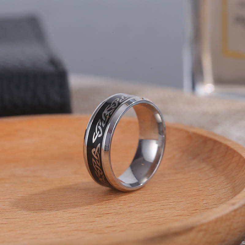 WorldNorse Viking Triquetra Stainless Steel Ring