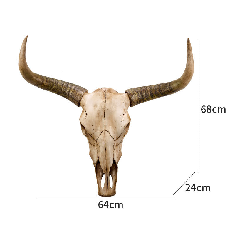 WorldNorse Longhorn Yak Skull Wall Hang Decor