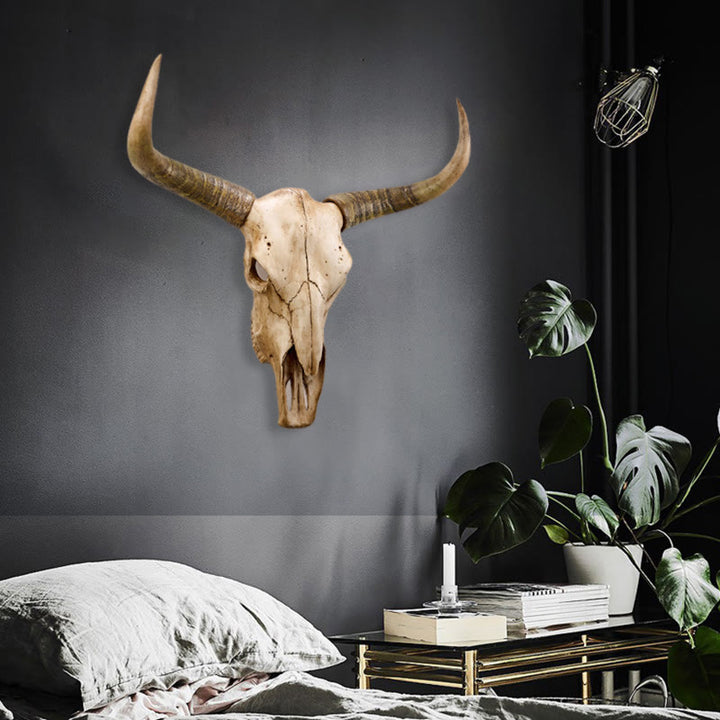 WorldNorse Longhorn Yak Skull Wall Hang Decor