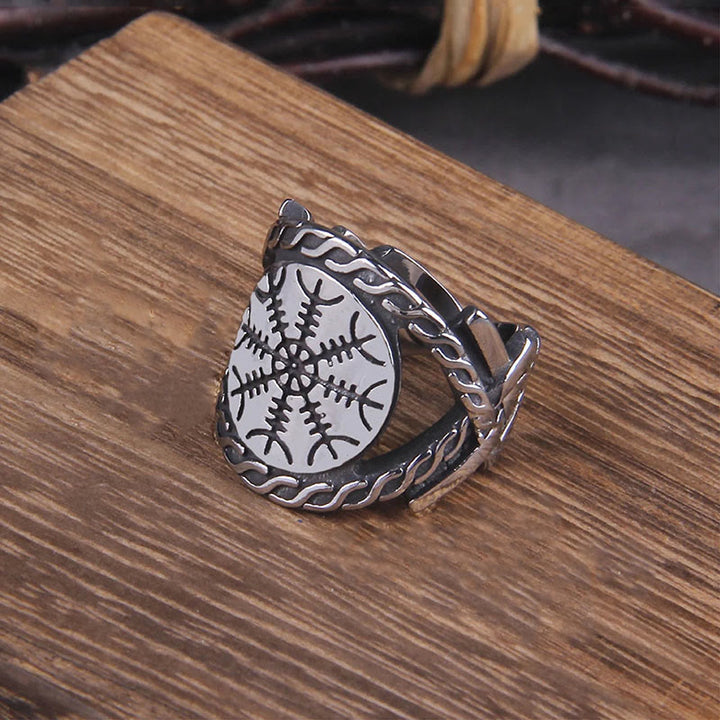 WorldNorse Viking Helm Of Awe Ring