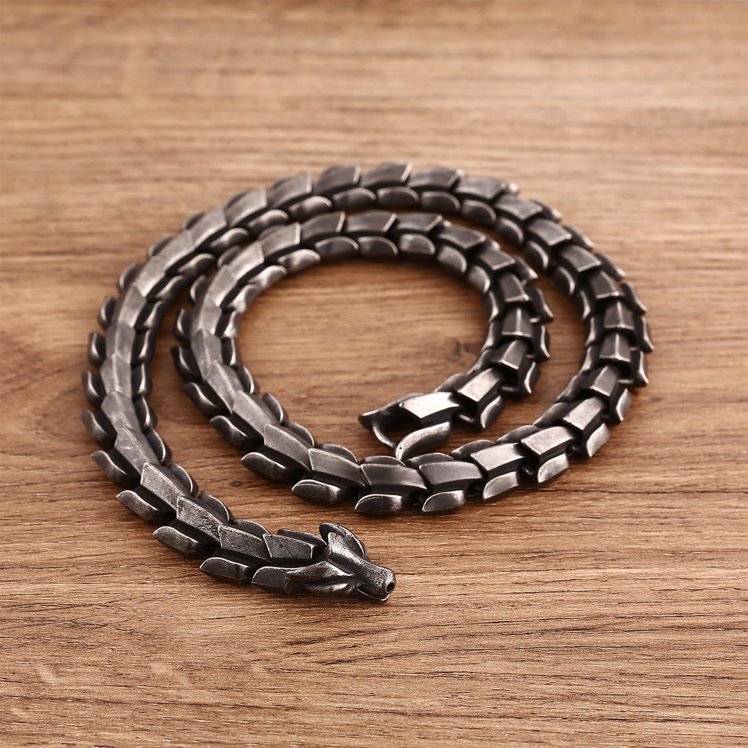 WorldNorse Norse Dragon Punk Necklace