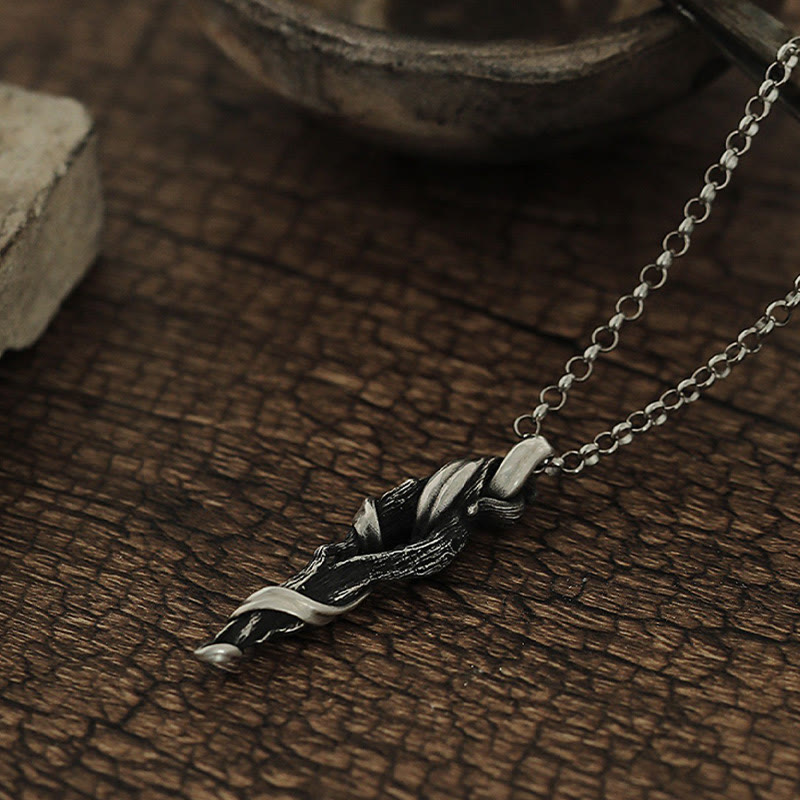 WorldNorse Vintage Driftwood Necklace - image 4