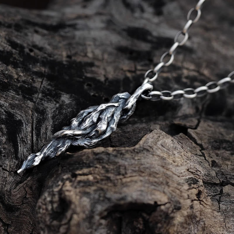 WorldNorse Irregular Vine Thorn Necklace