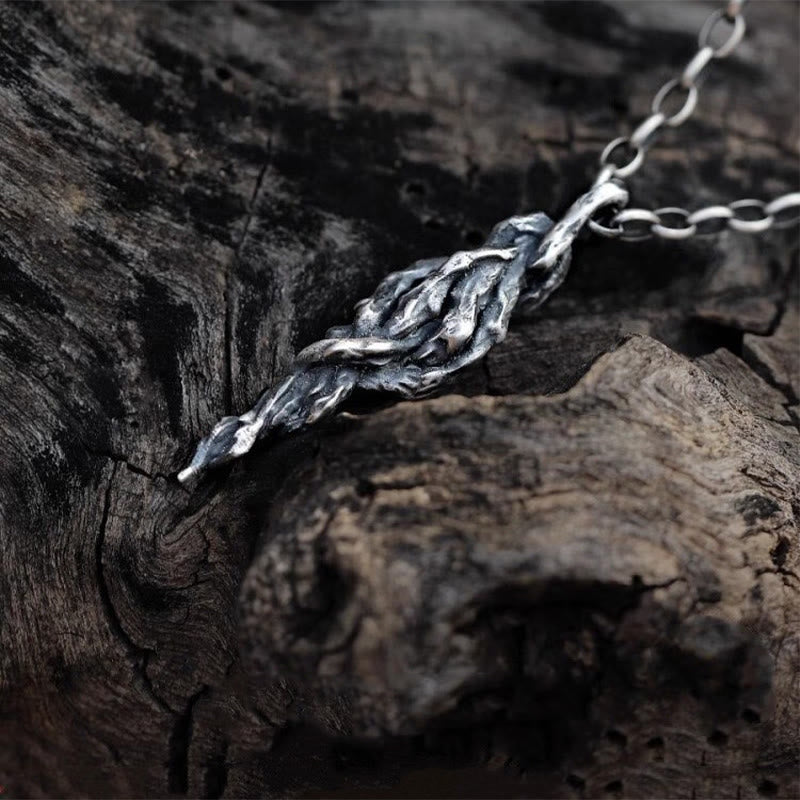 WorldNorse Irregular Vine Thorn Necklace