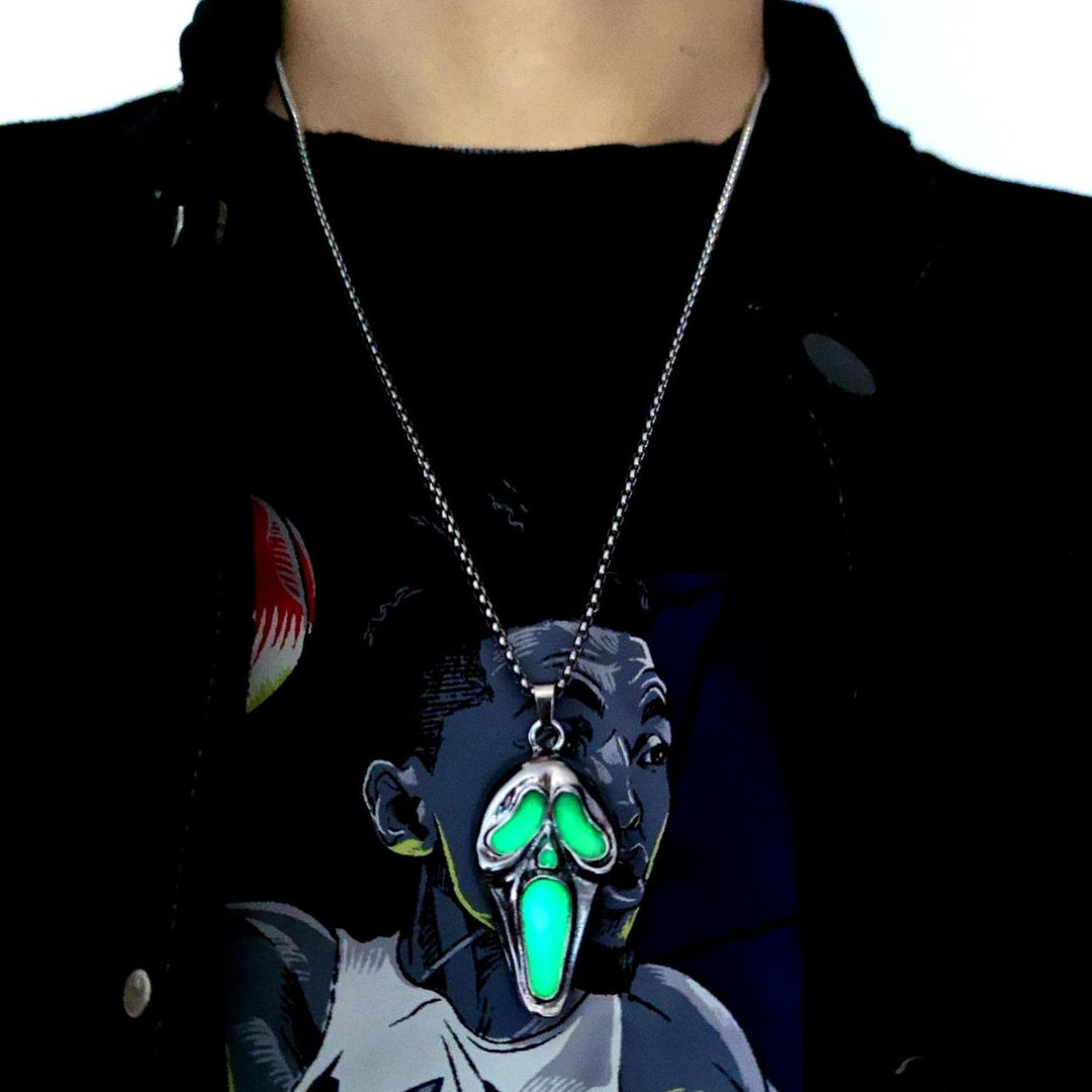 WorldNorse Alien Ghost Rider Glow Necklace